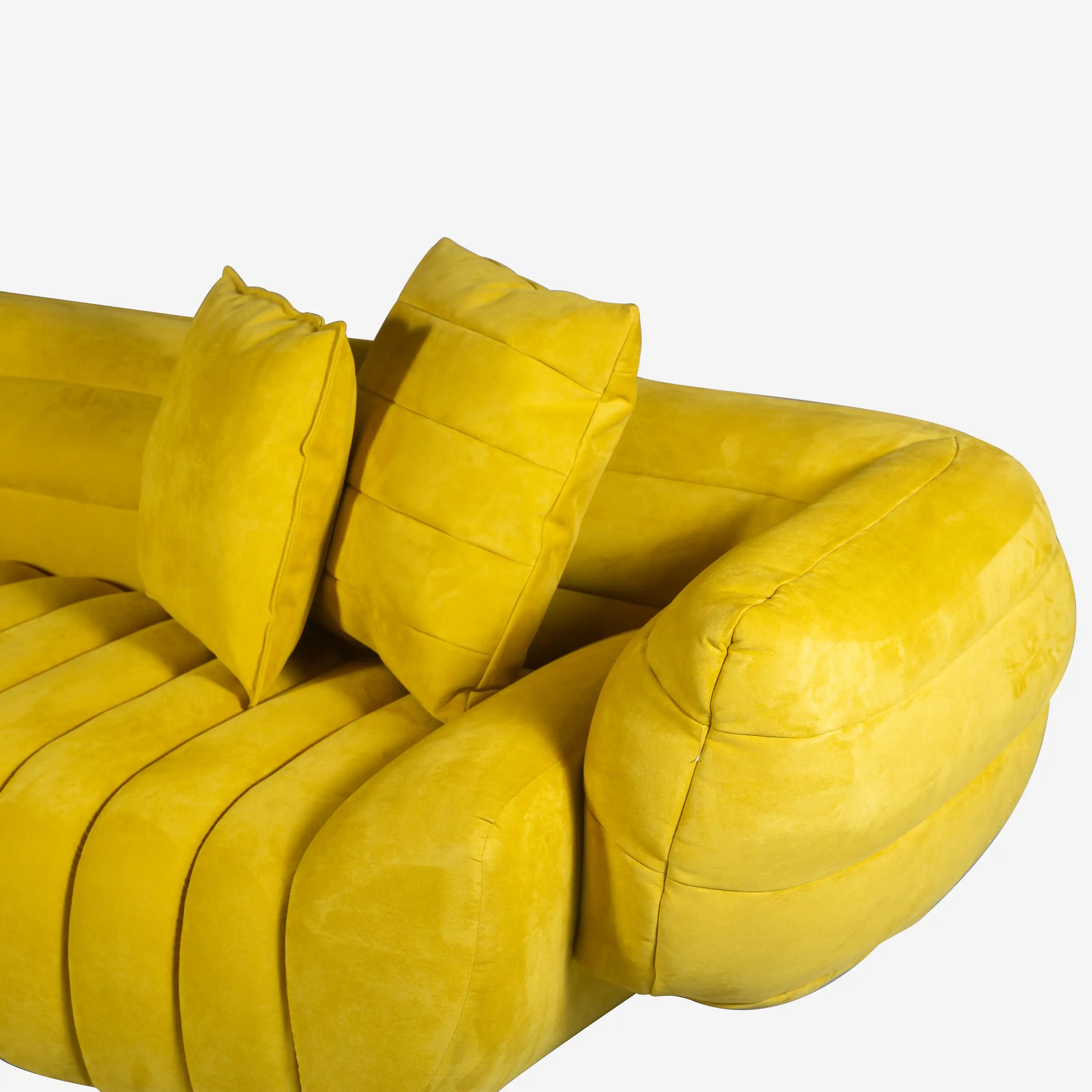 Tachile 4 Seater Sofa Yellow
